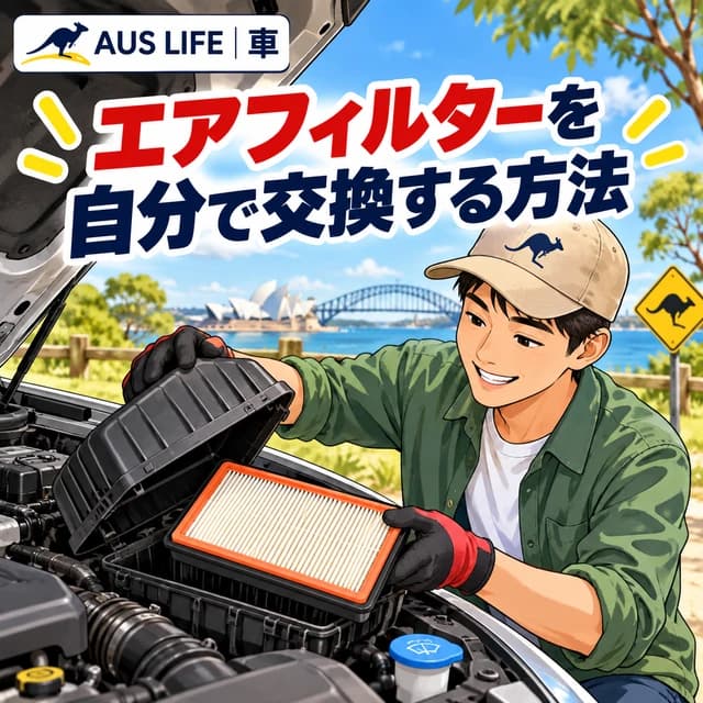 オーストラリアでEngine Air Filterを交換する方法