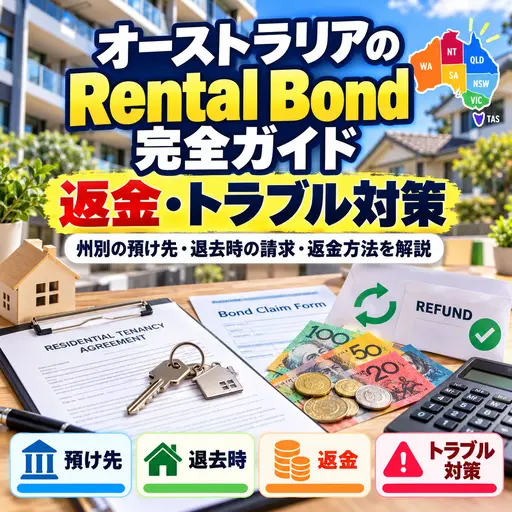 オーストラリアの賃貸住宅でRental Bondを返金してもらう方法
