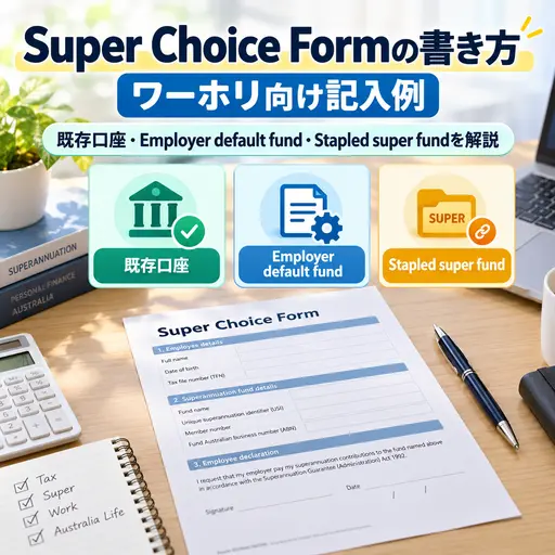 オーストラリアのSuper Choice Formを記入する方法