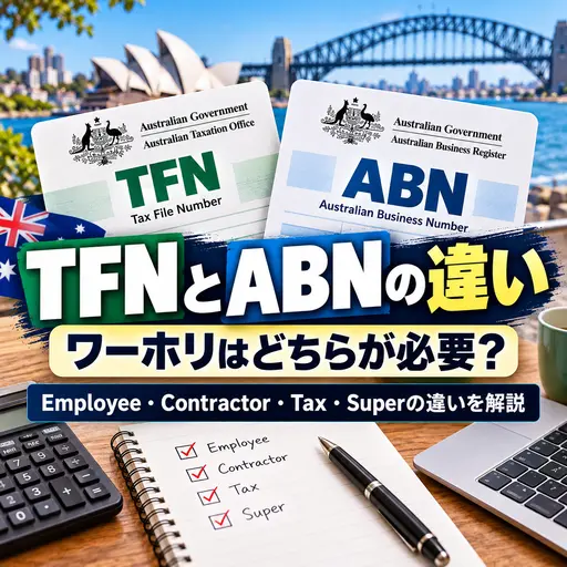 オーストラリアのTFNとABNの違いを比較するワーホリ向けガイド